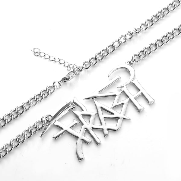 TRASH LOGO NECKLACE