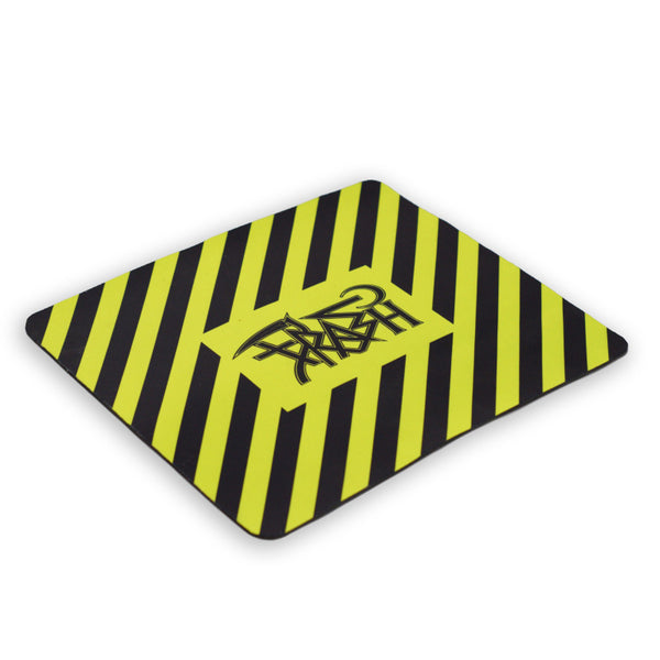 WARNING TRASH MOUSE PAD