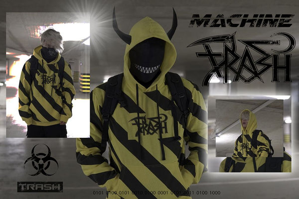 WARNING TRASH GANG HOODIE